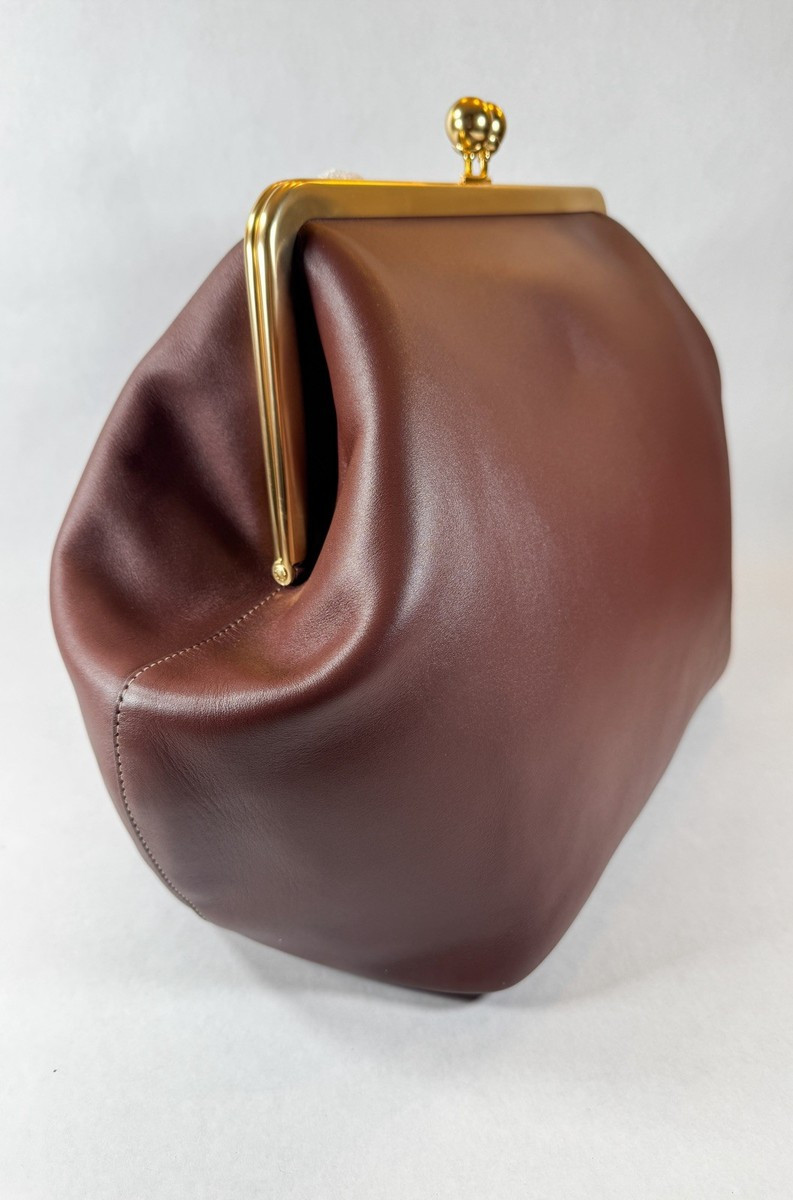 NWT Coach Large Kisslock Frame Bag (NEW FALL COLOR) Dark Brown SHIPS ASAP! | eBay | eBay US