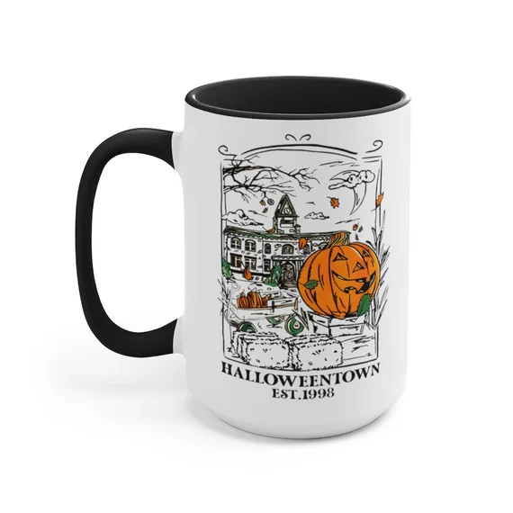 Halloween Mug Halloween Town Mug Est 1998 Retro Halloween - Etsy | Etsy (US)