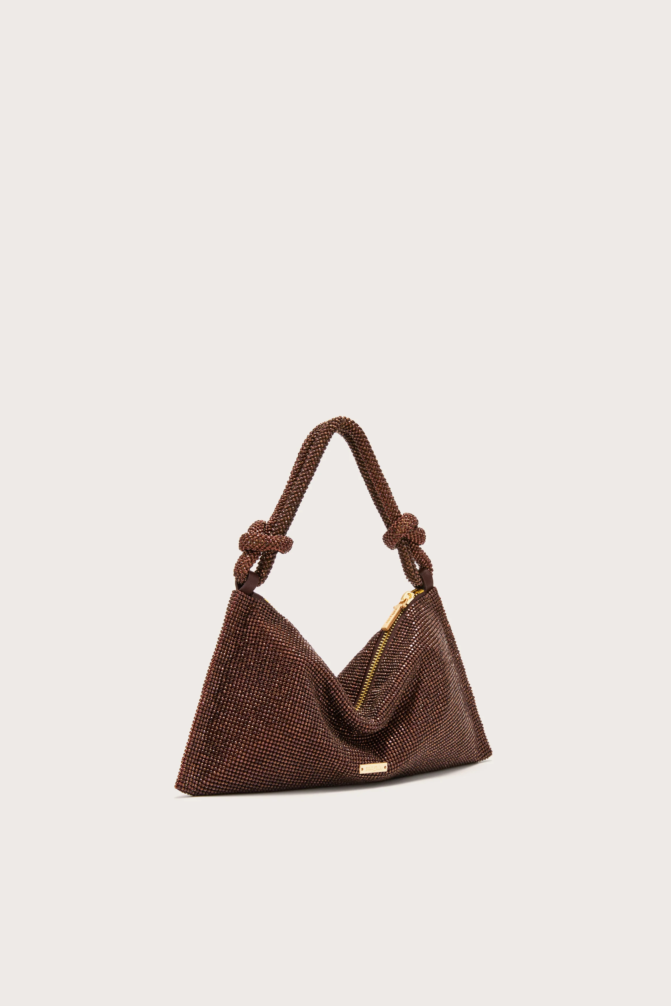 HERA NANO RHINESTONE SHOULDER BAG - JAVA | Cult Gaia - US