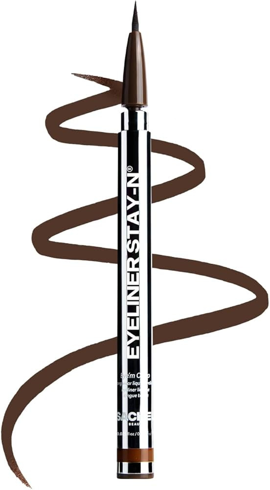 Sacheu Liquid Eyeliner STAY-N Long Wear Waterproof Eyeliner Pen with Ultra-Precise 360° Flexible... | Amazon (US)