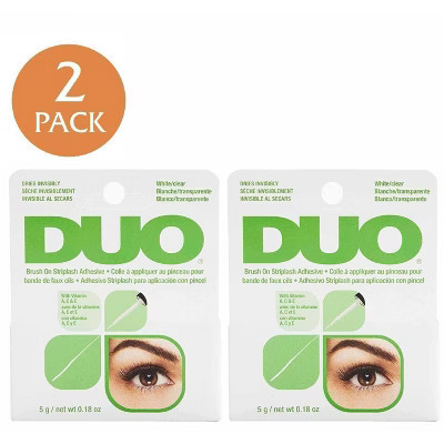 Ardell Duo Brush On Striplash Adhesive, White/Clear, 0.18 oz (PACK OF 2) - Eyelash Glue for Eye Lashes | UPC#. 073930568124 | Target