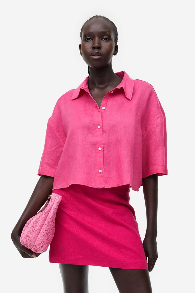 Oversized Leinenbluse | H&M (DE, AT, CH, NL, FI)