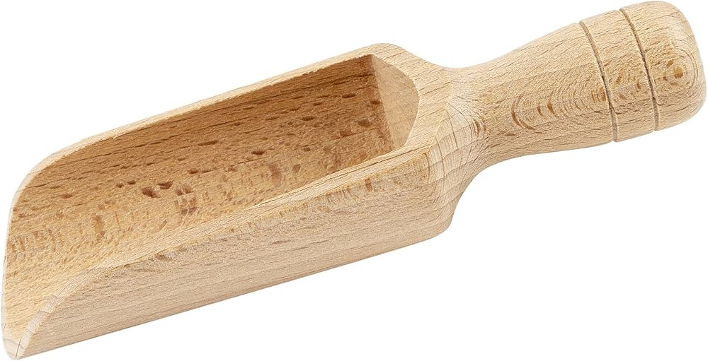 Wooden Scoop (6.7 Inches) Natural Beech Wood Scoop for Flour, Bath Salt, Sugar, Cereal, Coffee an... | Amazon (US)
