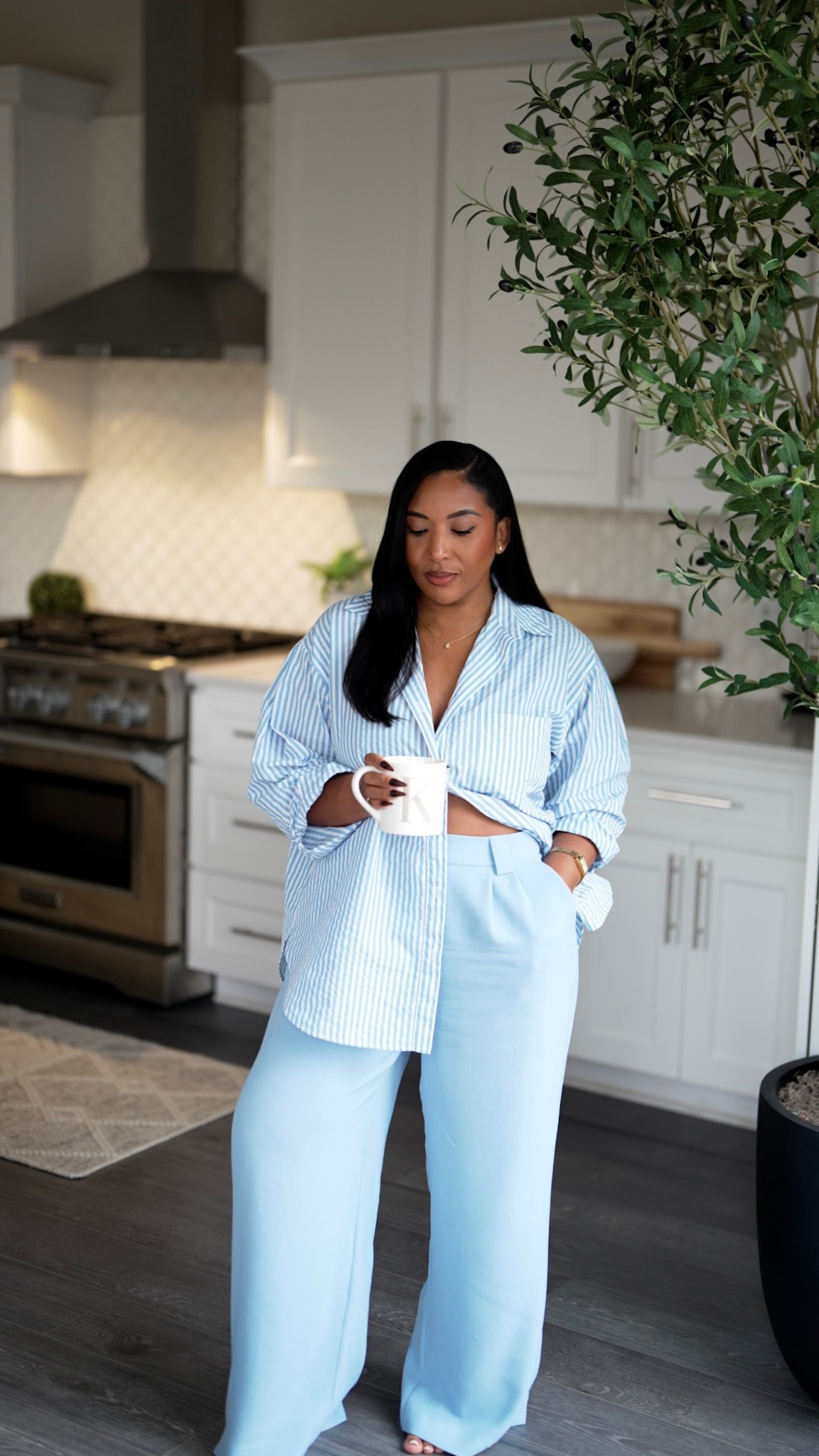 Light Blue Outfit
(The Glacier Blue color is sold out but other colors available) 

#LTKMidsize #LTKOver40 #LTKFindsUnder50