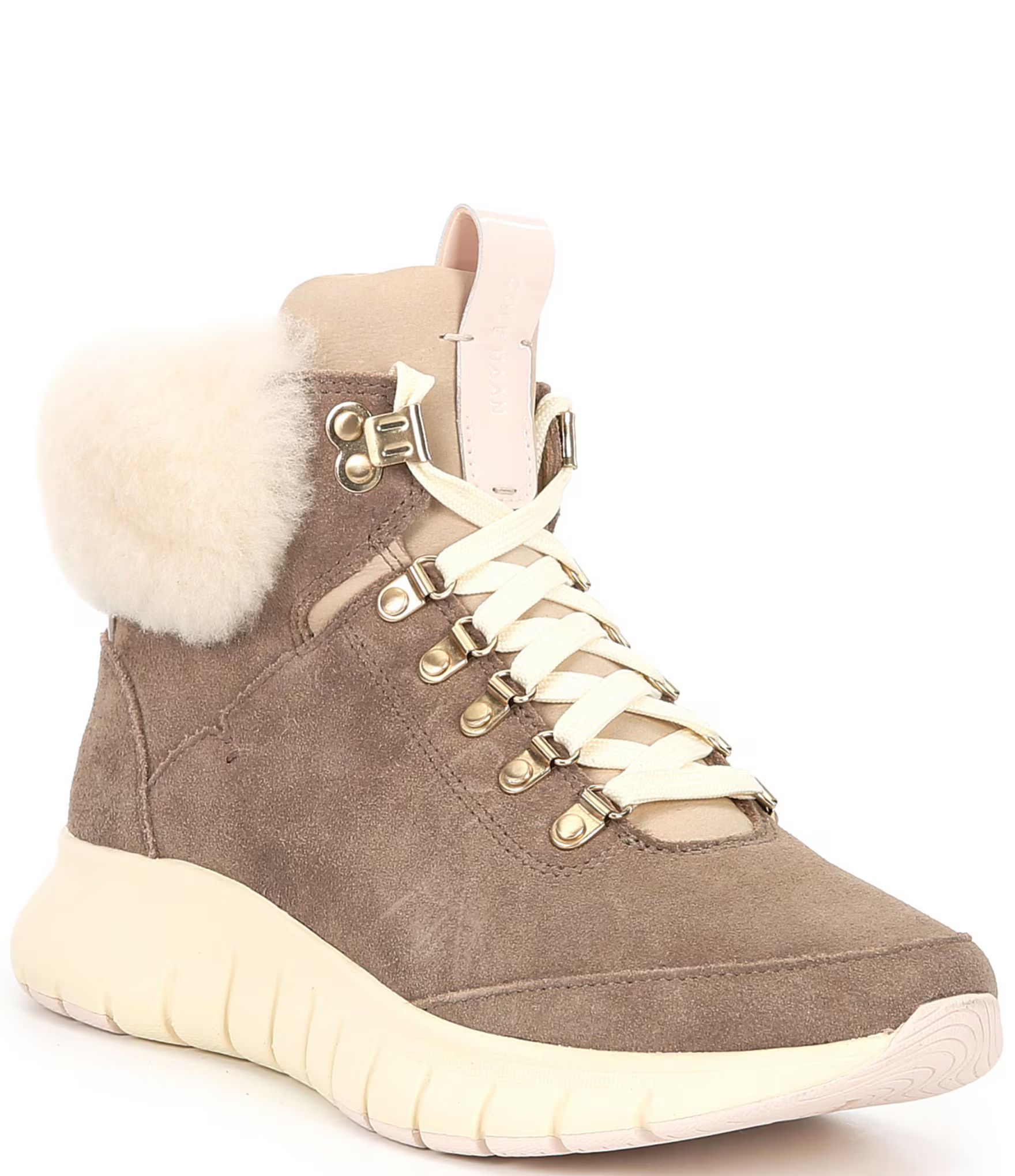 ZeroGrand Field Waterproof Suede Shearling Collar Winter Hikers | Dillard's