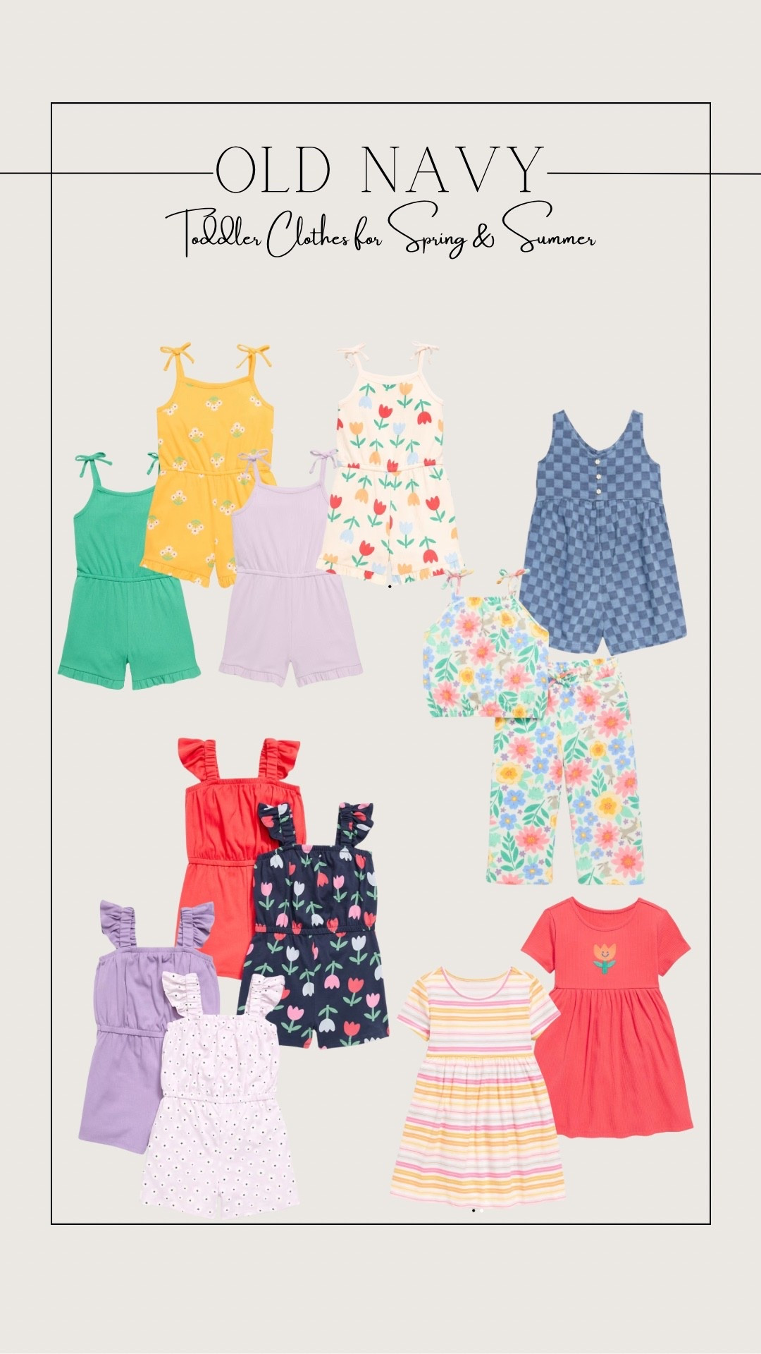 The cutest spring & summer clothes from old navy and lots on major sale! ☀️🌷