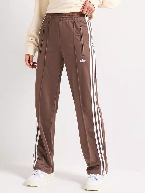adidas Originals Womens Classic Firebird Tracksuit Bottoms - Brown | Very (UK)