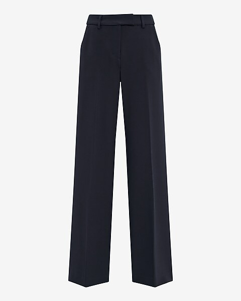 Editor Signature Stretch Mid Rise Wide Leg Pant | Express