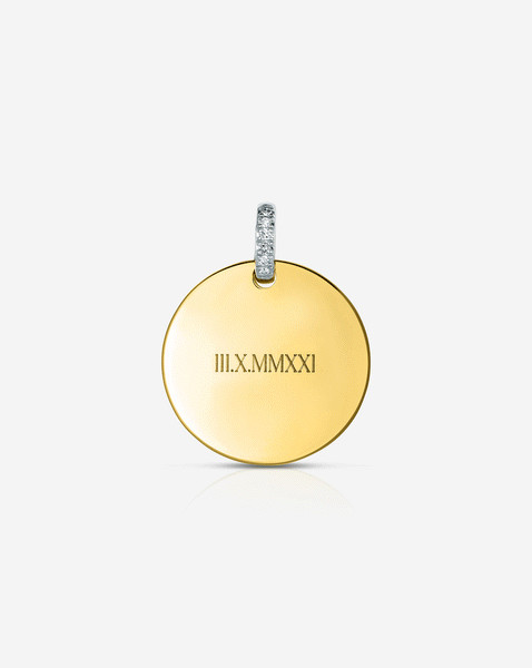Engravable Round Pendant | Ring Concierge
