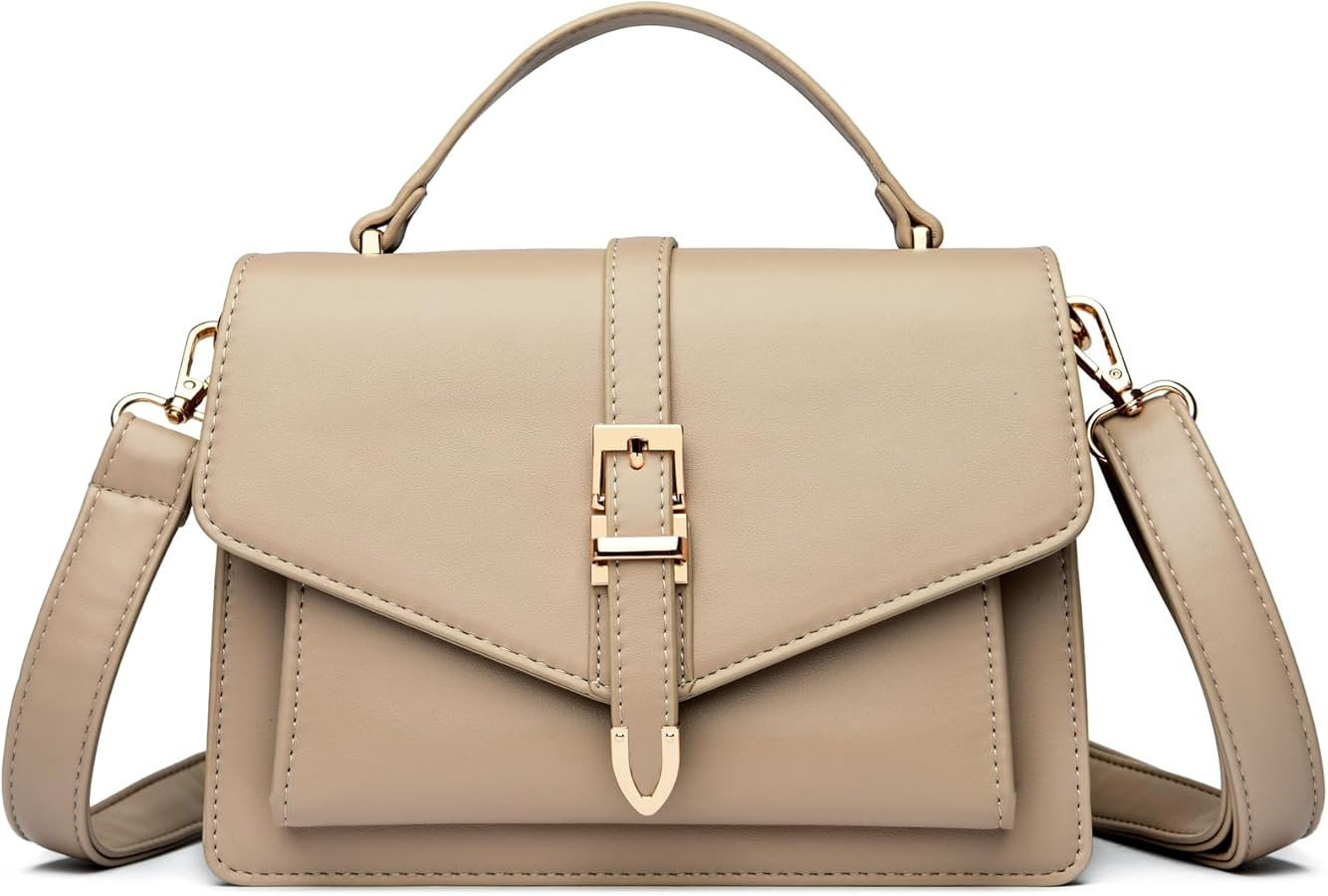 Travistar Crossbody Bags for Women - Small Cross Body Purse Leather Top-handle Handbags Trendy Sh... | Amazon (US)