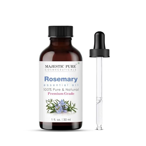 MAJESTIC PURE Rosemary Essential Oil | 100% Pure and Natural Rosemary Oil | Premium Grade Essential Oils for Hair Care, Home Diffusers, Skin, Aromatherapy, Massage and Humidifiers | 1 Fl Oz | Amazon (US)