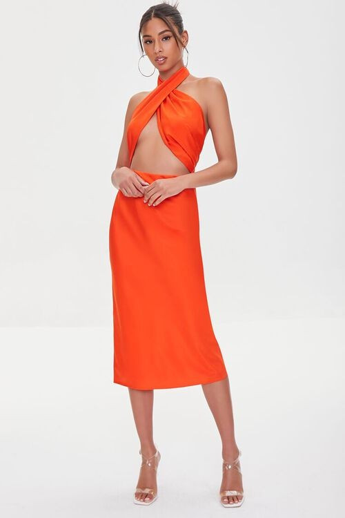 Crossover Halter Dress | Forever 21 (US)
