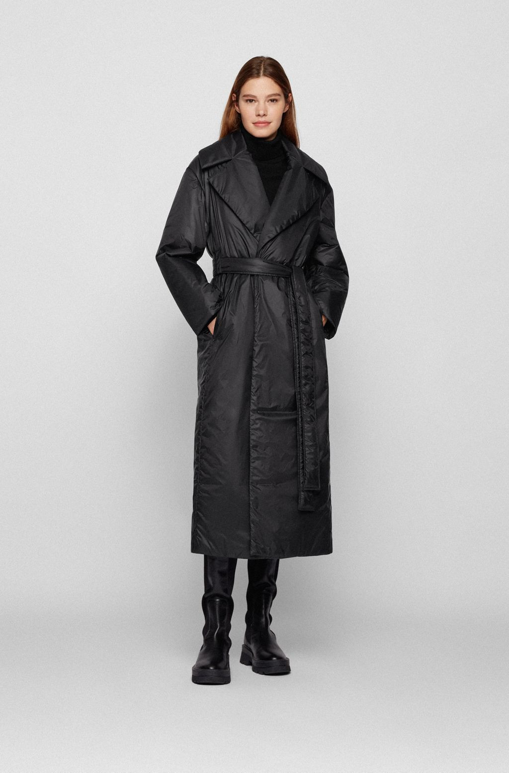 BOSS - Relaxed-fit down coat in water-repellent fabric | Hugo Boss (UK)
