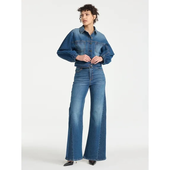Sofia Vergara Women's Darted Denim Waist Jacket, Sizes XS-XXL | Walmart (US)