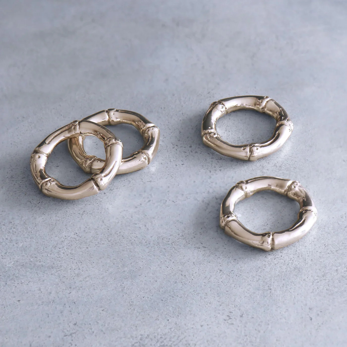 Beatriz Ball Bamboo Napkin Rings, Set of 4 | Sabavi Home