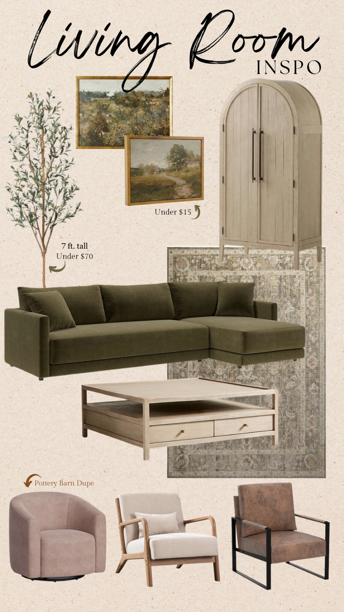 Organic living decor
Earthy living room 
Living room inspo 


#LTKhome