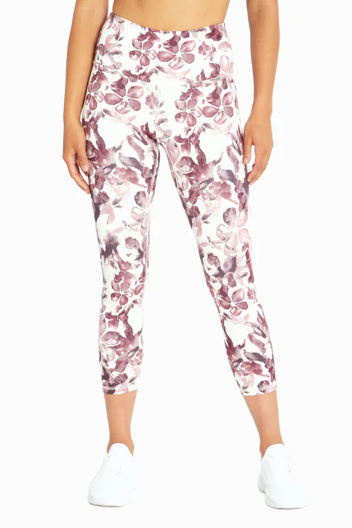 Balance Collection High Waist Mid Calf Capri - Plum Wine | Marika