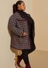 Fringe Trimmed Boucle Tweed Blazer | Ashley Stewart