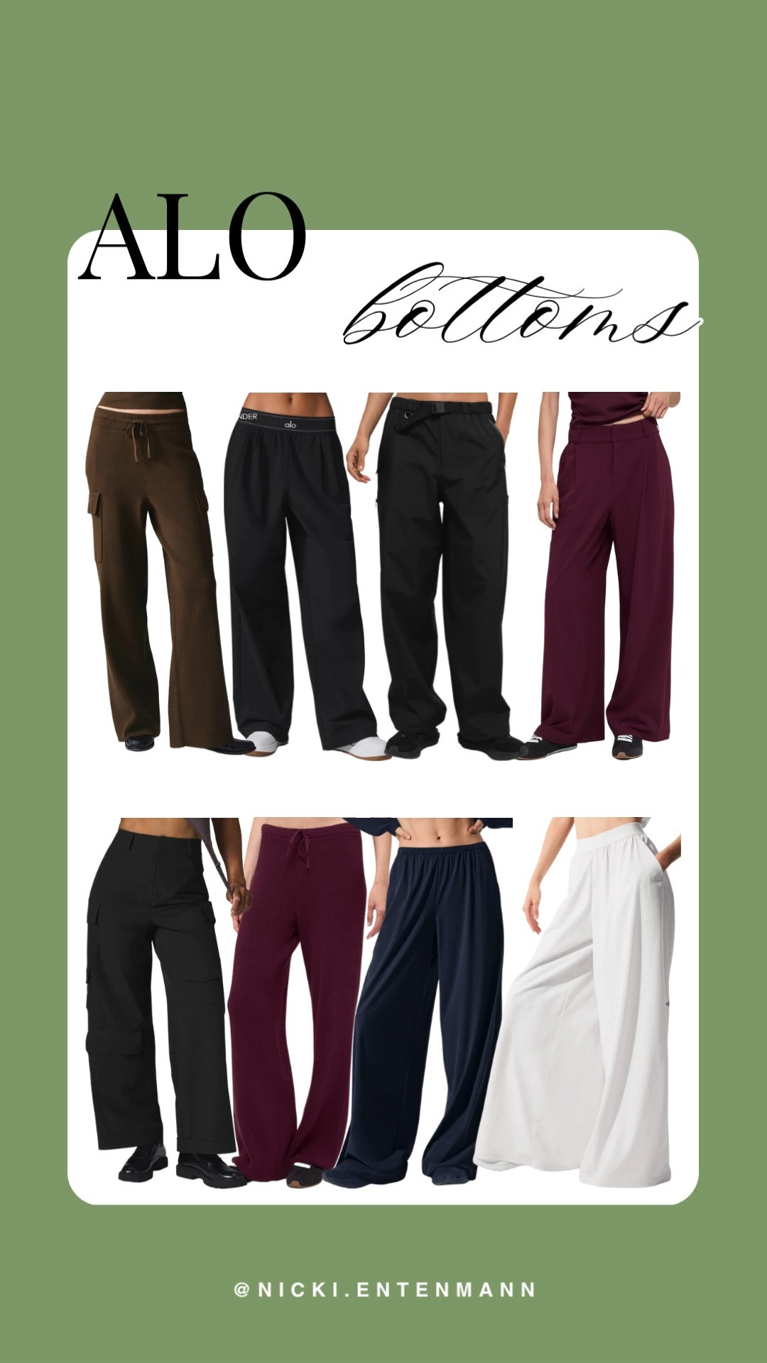 Slide into Alo bottoms that flatter, flex, and feel like a second skin, turning every move into effortless confidence daily. #Alo #AloYoga #AloBottoms #Leggings #Athleisure #WorkoutWear #YogaPants #GymWear #Activewear #FitnessFashion 

 #LTKootd #LTKfitnessgoals #LTKFindsUnder100