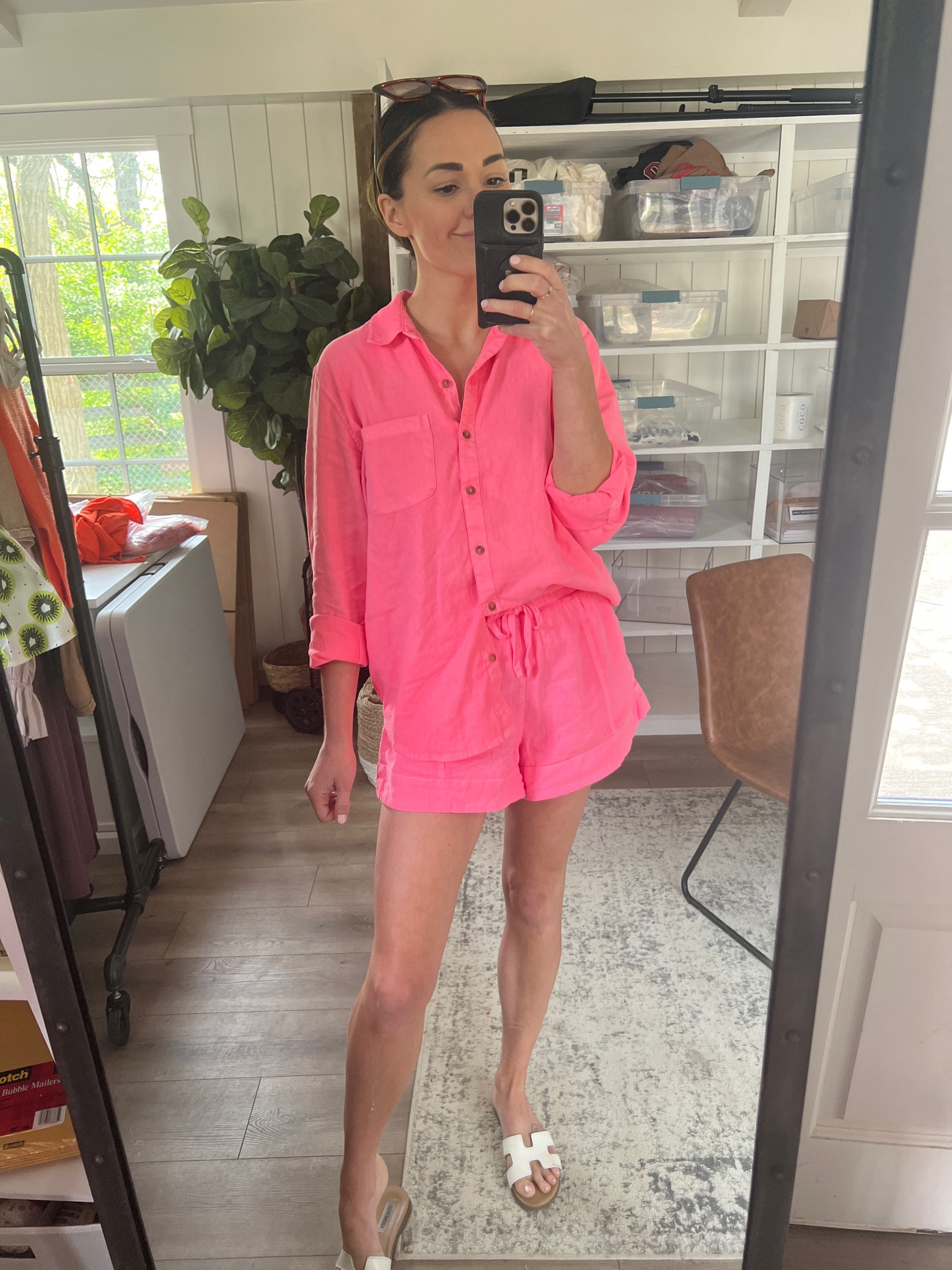 Affordable pink linen set! 

#LTKFind #LTKunder100 #LTKunder50