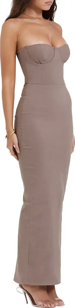 Lucia Strapless Corset Maxi Dress | Nordstrom