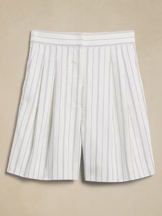 Laguna Pinstripe Short | Banana Republic (US)