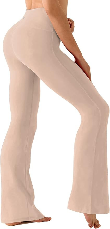 BUBBLELIME 29"/31"/33"/35"/37" 3 Styles Women's High Waist Bootcut Yoga Pants Basic/Side Pockets ... | Amazon (US)