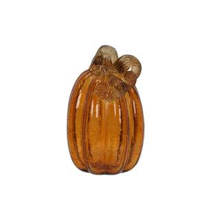 8" Orange Glass Pumpkin Tabletop Décor by Ashland® | Michaels | Michaels Stores