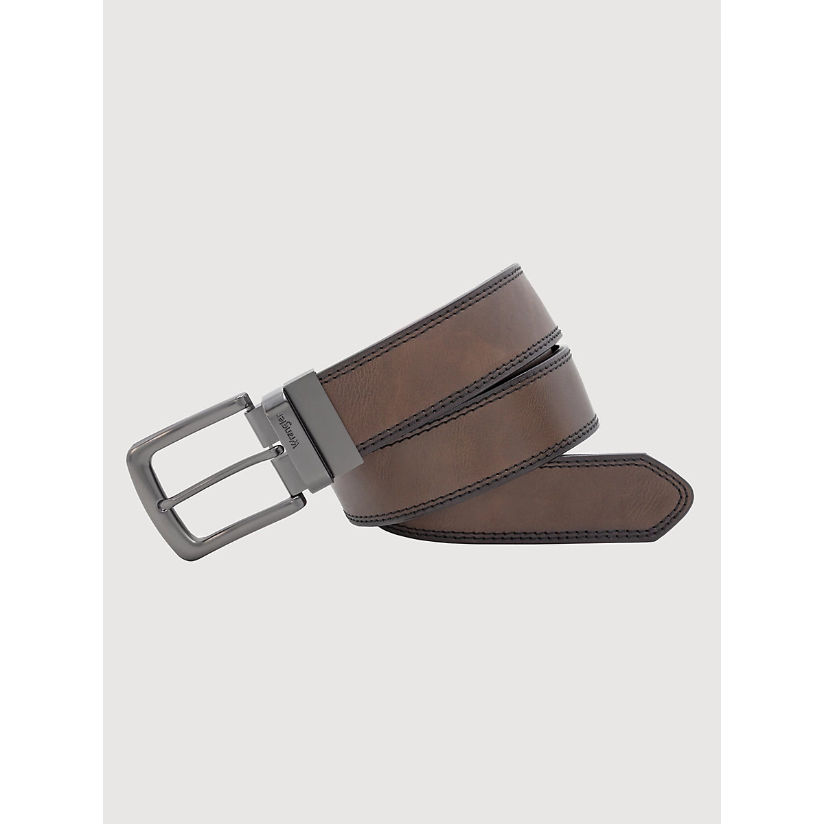 Men's Reversible Engraved Buckle Belt in Brown/Black | Wrangler