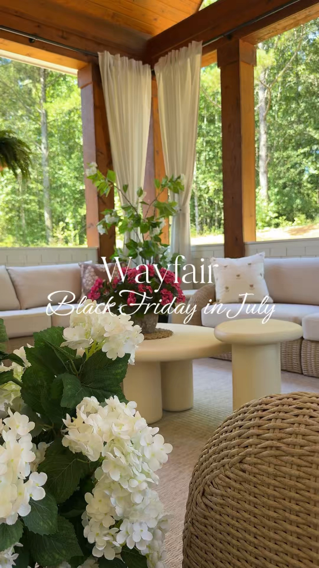 Surprise! 😍 @Wayfair’s Black Friday in July begins now July 23 - July 27 with up to 80% off and free shipping sitewide! #ad 

I recently added several cute new pieces to our back patio to freshen up this new space for summer! And this outdoor rug has already been a hit! Not really surprised though because it has the prettiest fringe border and is on the thicker side unlike most others. The girls and I have made a nightly routine to sit out by the solar lights right before bed ✨

#Wayfair #WayfairPartner @Shop.LTK #liketkit