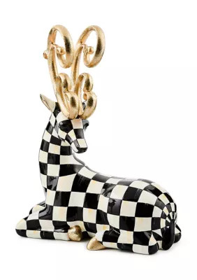 MacKenzie-Childs Courtly Noel Resting Deer, Black | Belk