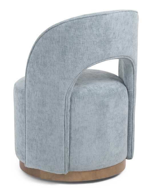23x31 Gigi Swivel Velvet Anywhere Chair | TJ Maxx