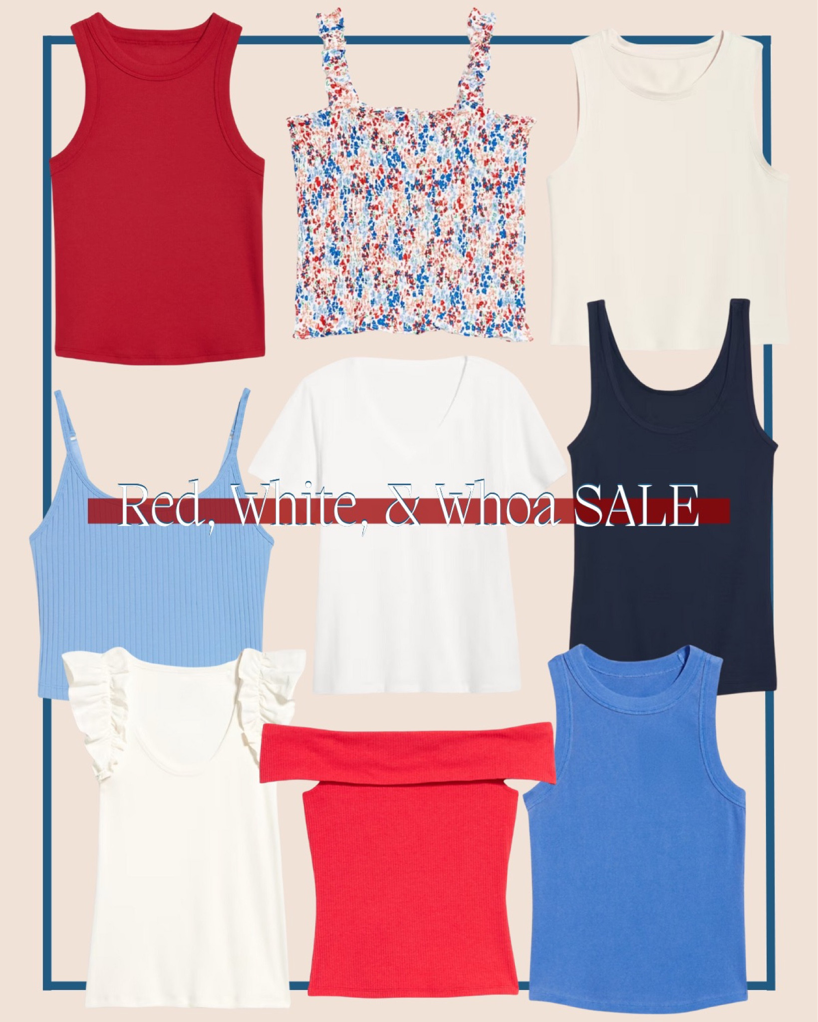 A great round up of items on SALE for 4th of July 🎆

#LTKsalealert #LTKSeasonal #LTKfindsunder50