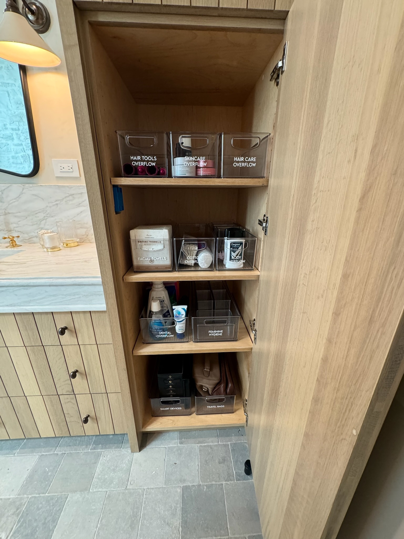 Emily Travis is giving bathroom goals #bathroom #organization #emilytravis

#LTKHome