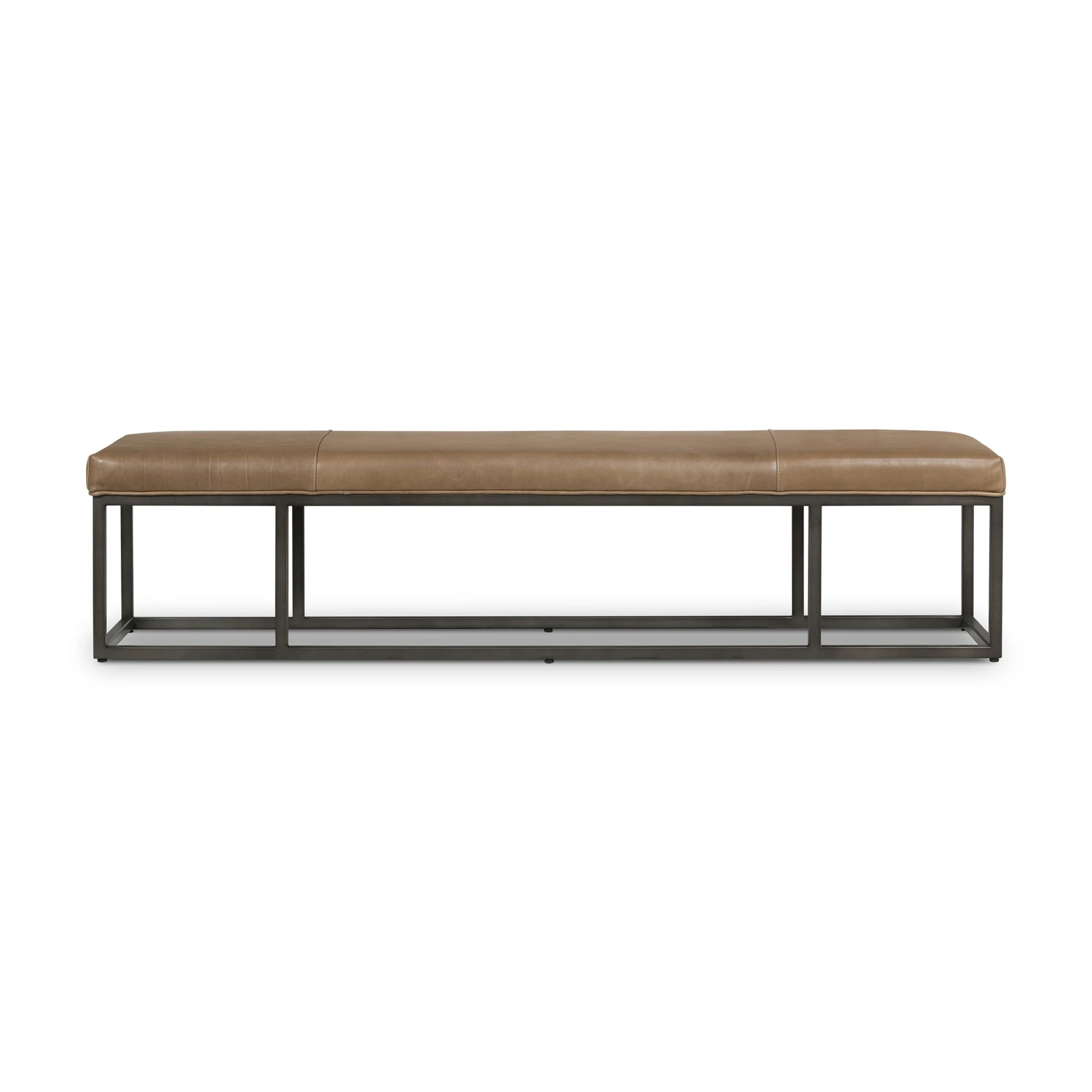 Four Hands Beaumont Leather Bench & Reviews | Perigold | Perigold