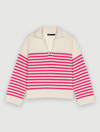 Striped Breton sweater | Maje US