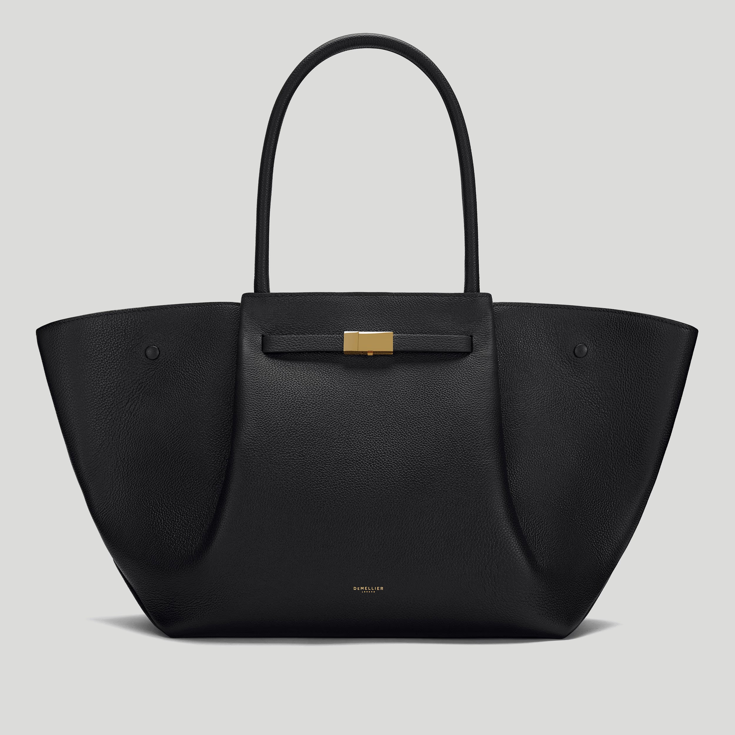The New York | Black Small Grain | DeMellier | DeMellier