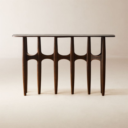 Bixby 52-inch Bronze Cast Aluminum Console Table Best Sculptural Console Tables