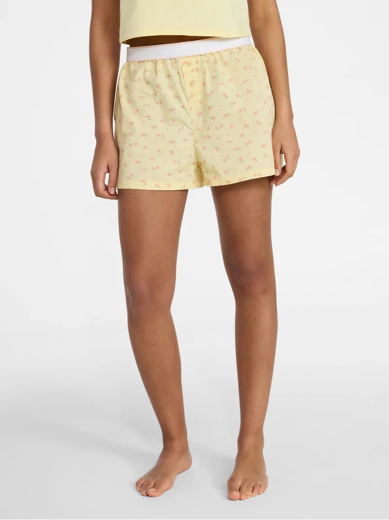 No Boundaries Sleepwear Boxer Shorts, Women's XS-XXL | Walmart (US)