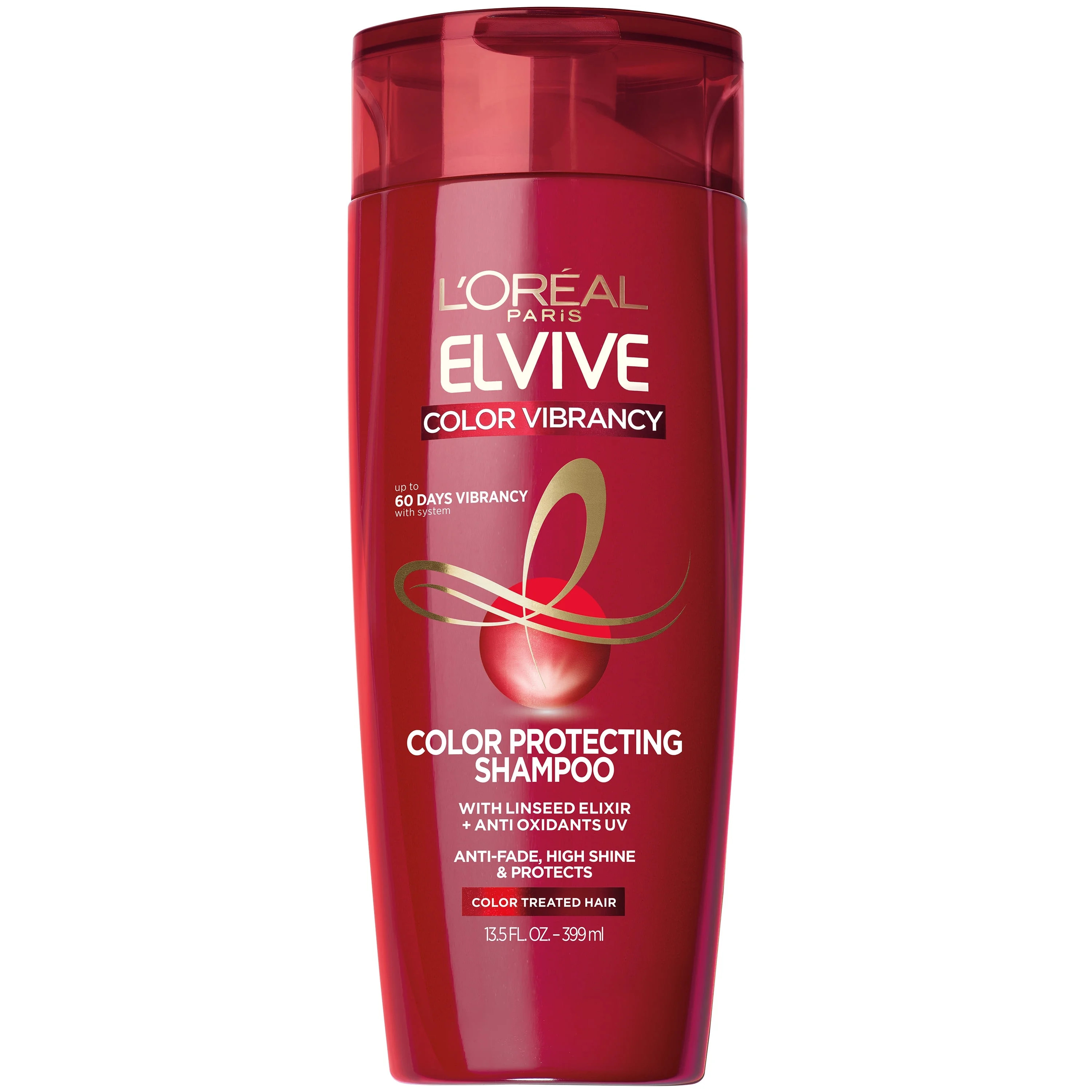L'Oreal Paris Elvive Color Vibrancy Protecting Shampoo, Squeeze, 13.5 fl oz | Walmart (US)