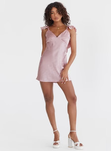 Cheshire Low Back Mini Dress Purple | Princess Polly US