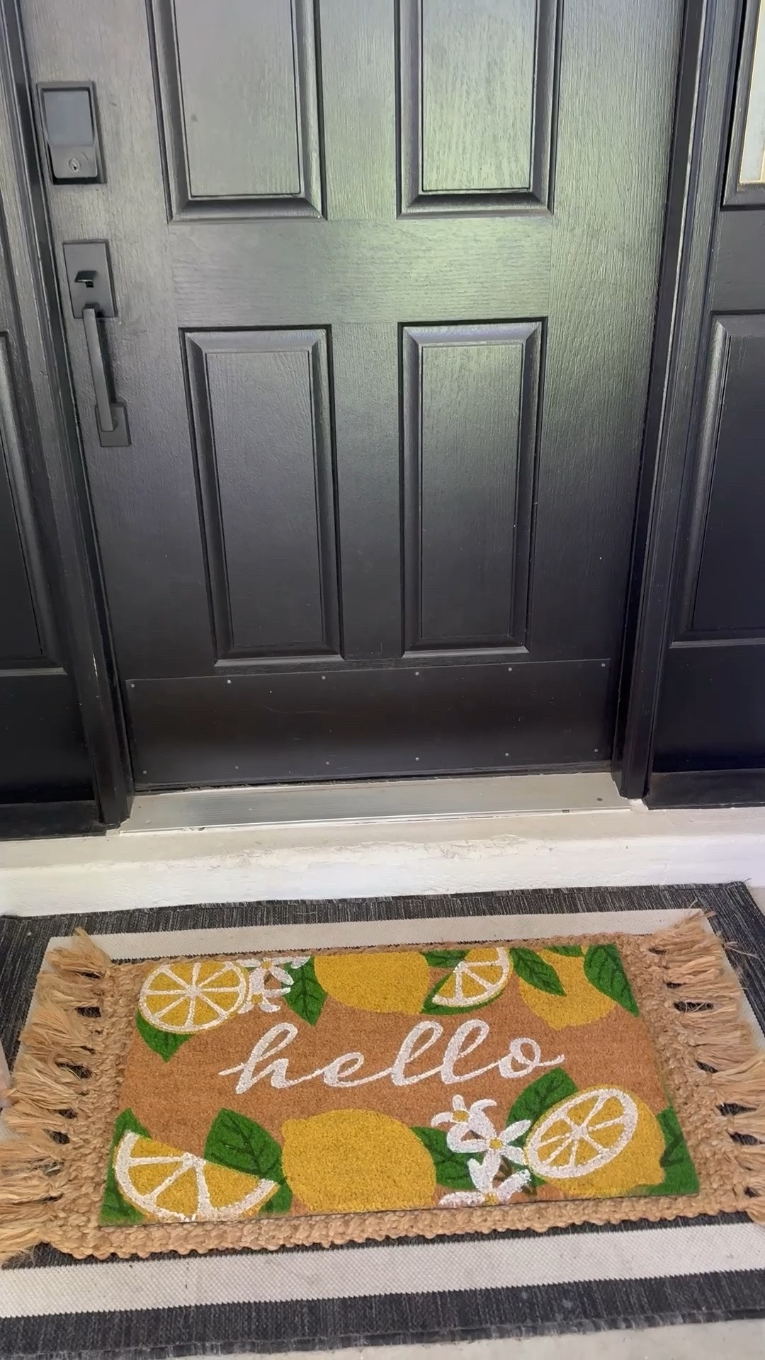 This lemon doormat brightens my front walkway!  Outdoor decor

#LTKHome #LTKdayinmylife #LTKstorytime