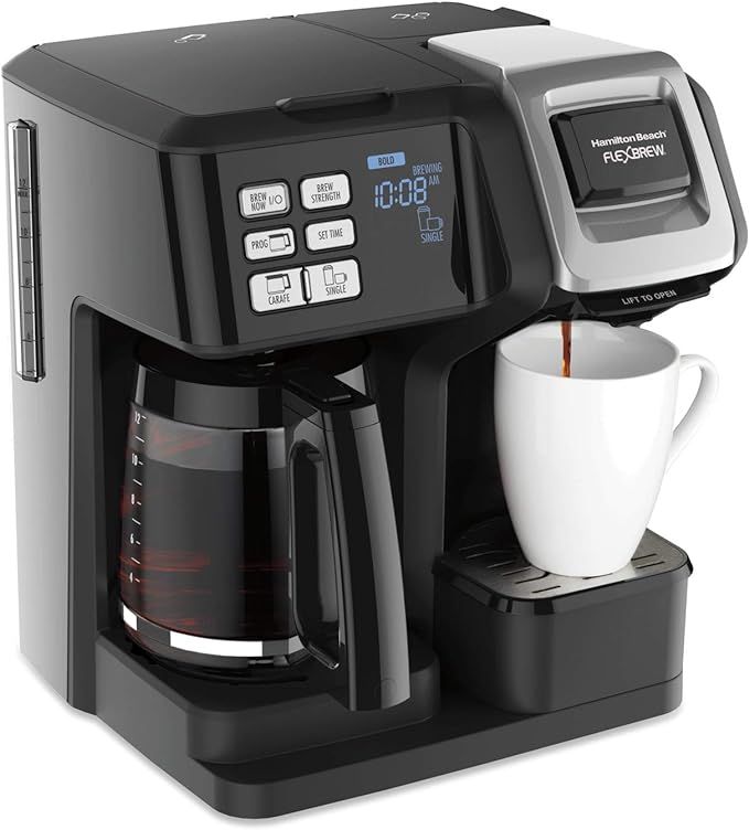 Hamilton Beach 49976 FlexBrew Trio 2-Way Single Serve Coffee Maker & Full 12c Pot, Compatible wit... | Amazon (US)