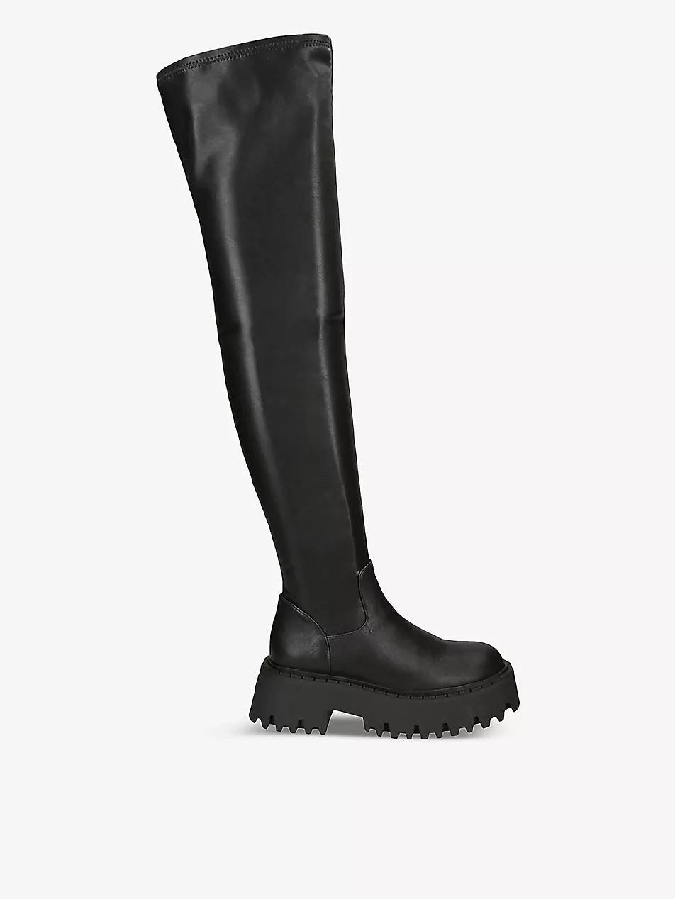 Outsource chunky-soul faux-leather high-leg boots | Selfridges