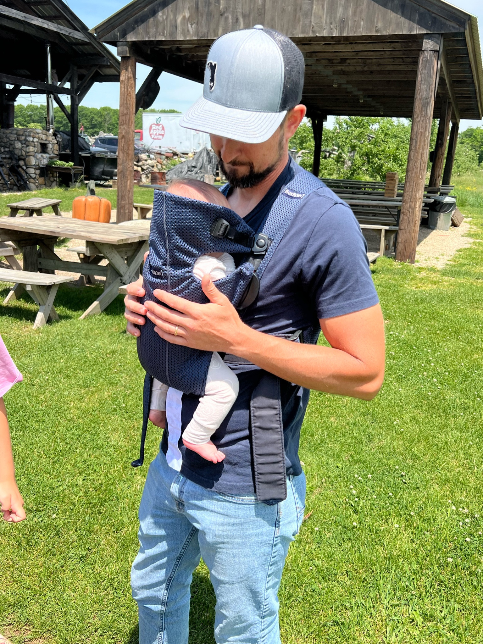 Dad friendly baby carrier baby bjorn 

#LTKFamily #LTKBaby #LTKBump