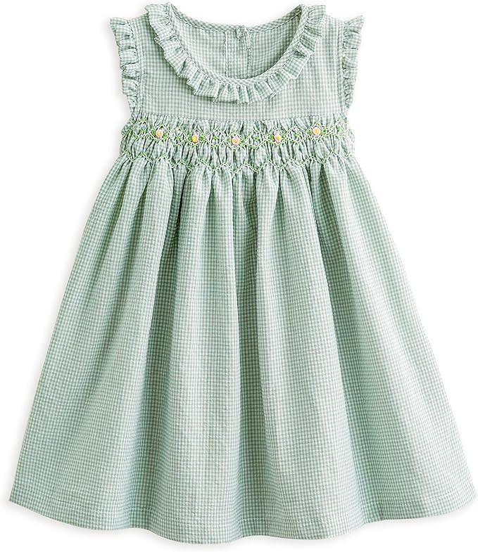 Simplee kids Baby Girl Smocked Dress Summer Casual Short Sleeve Dresses Floral Print Sundress Pri... | Amazon (US)
