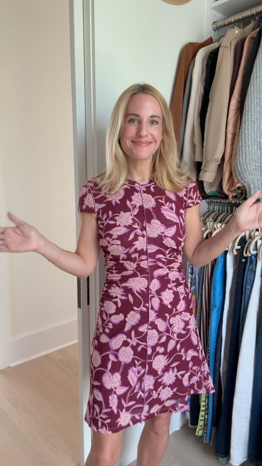 Love the print, LOVE the fabric, love the gathered waist! I’m in a 2!

#LTKPetite #LTKTravel #LTKParties