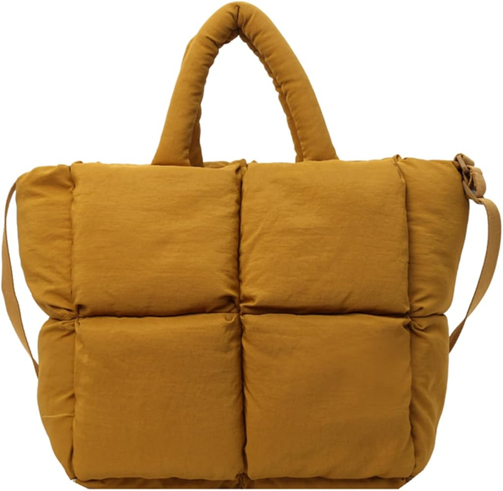 Extolove Puffer Tote Bag, Puffy Purse Crossbody Puffer Bags for Women Lightweight Down Cotton Pad... | Amazon (US)