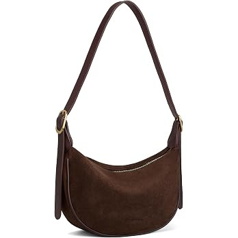 BOSTANTEN Purses for Women Crescent Crossbody Bag Vegan Leather Shoulder Hobo Handbag Adjustable ... | Amazon (US)