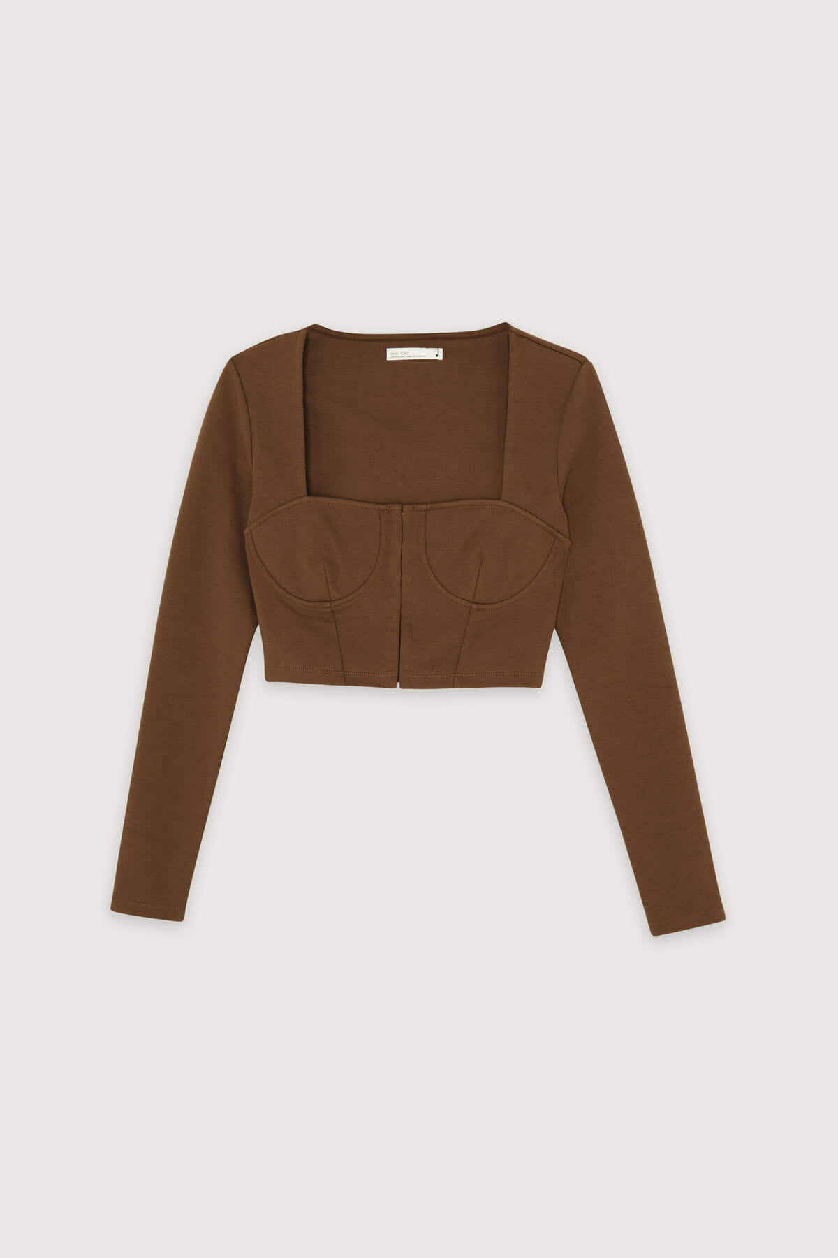 LONG SLEEVE BUSTIER TOP $40  Flash Sale 20% Off - Automatically applied in cart    
 KT-9259-W   ... | OAK + FORT